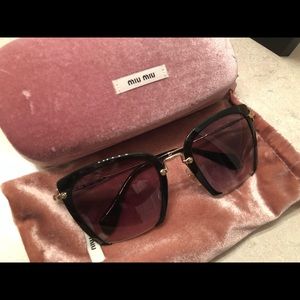 *SOLD* Miu Miu Sunglasses Graduated Grey